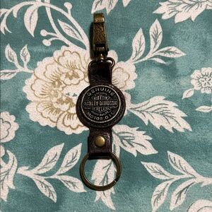 Harley-Davidson Brass Key Ring